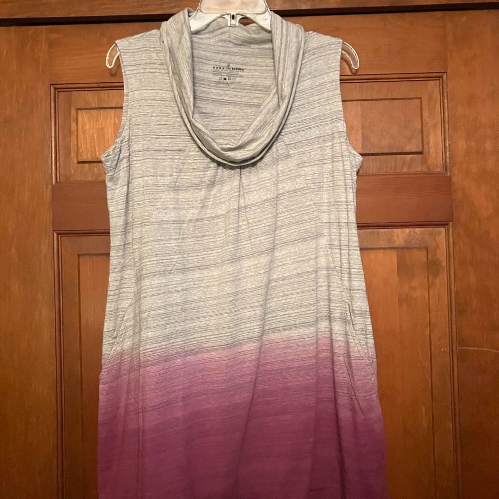 Neon Buddha sleeveless, cowl neck tunic